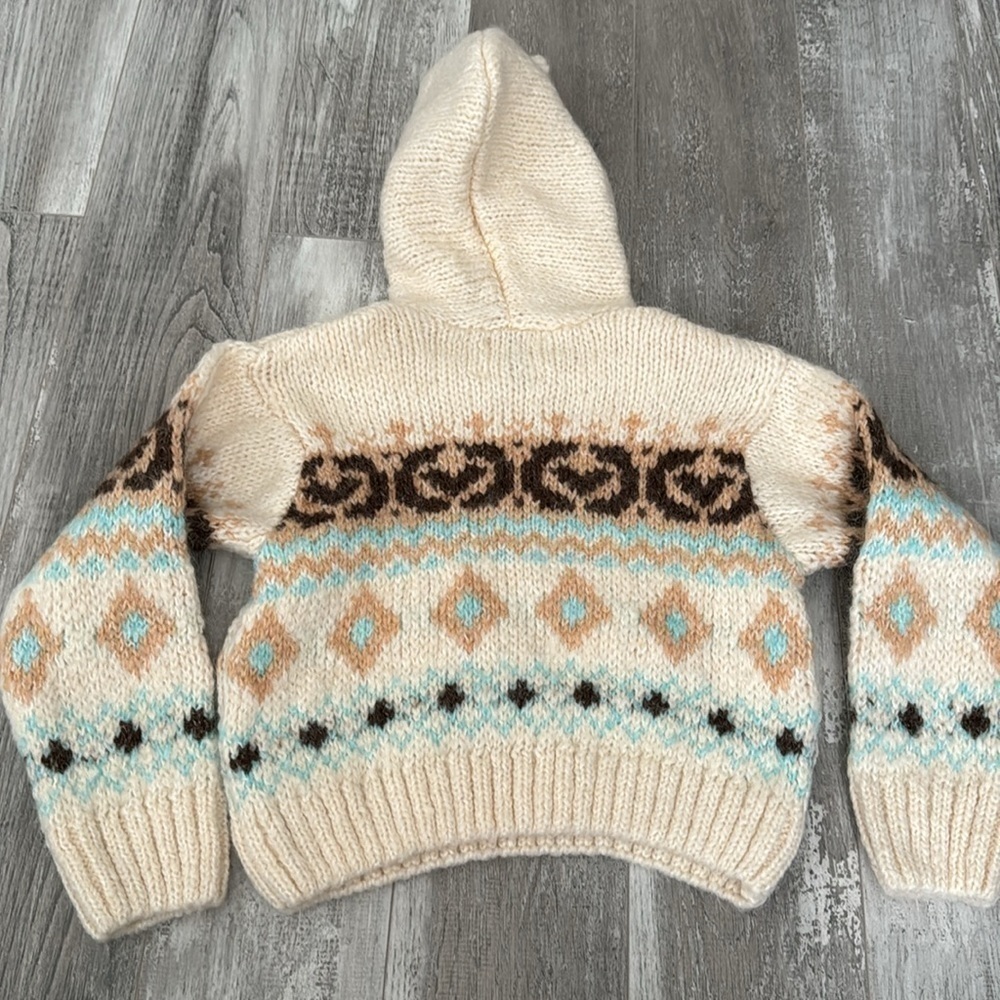Zara Hooded Jacquard Sweater - Picture 6 of 6